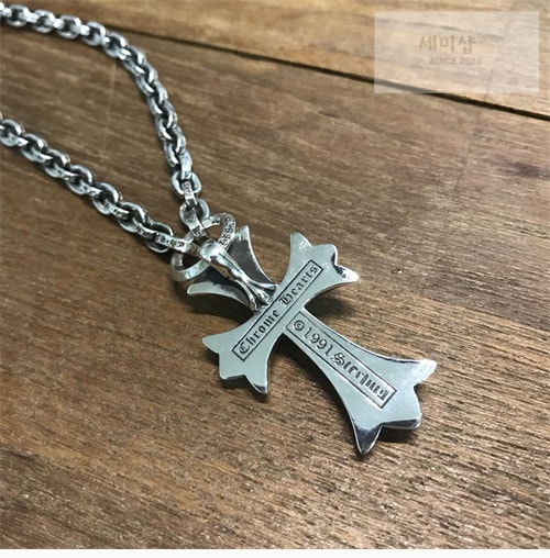 Chrome Hearts 크롬하츠 페이퍼체인 925실버 목걸이 60cm 악세사리 7번 이미지