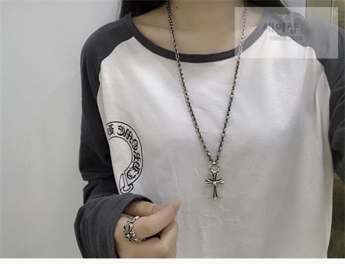 Chrome Hearts 크롬하츠 페이퍼체인 925실버 목걸이 60cm 악세사리 6번 이미지