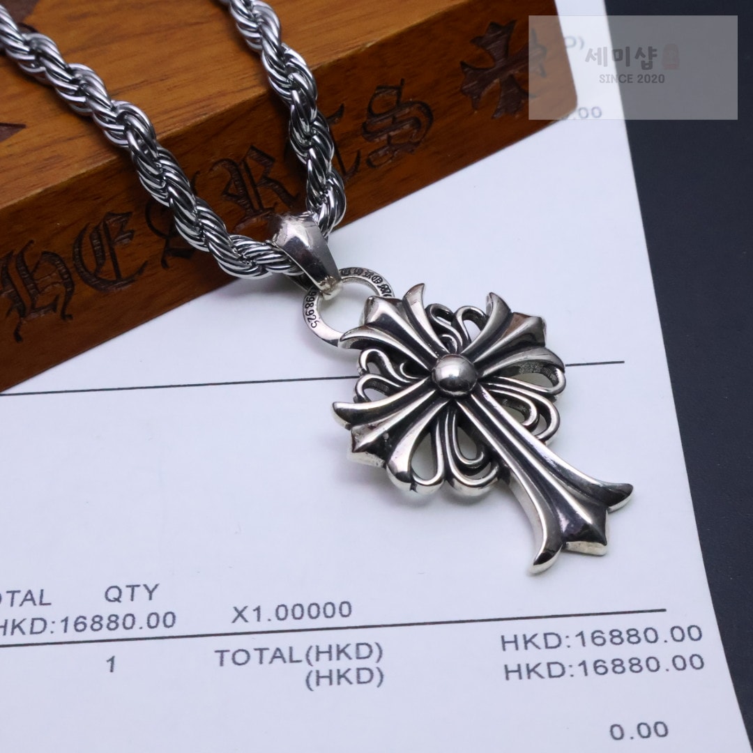 Chrome Hearts 크롬하츠 필리그리 크로스 XS 펜던트 실버 925 악세사리 4번 이미지