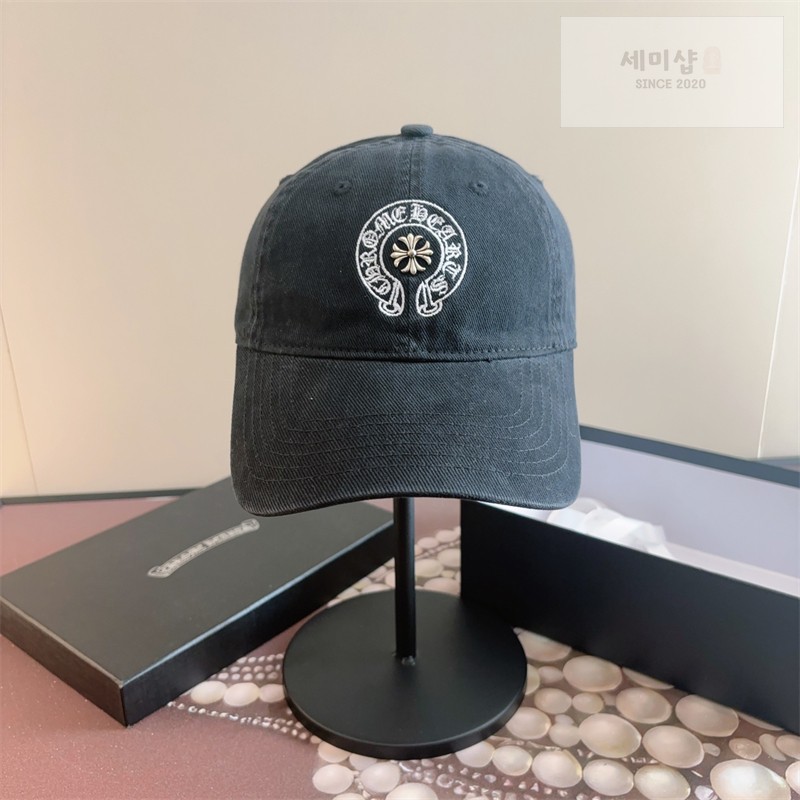 Chrome Hearts 크롬하츠 홀스슈 실버 크로스 볼캡 1# 악세사리 3번 이미지