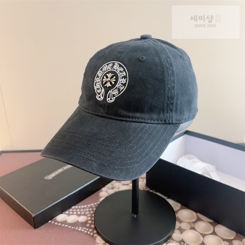 Chrome Hearts 크롬하츠 홀스슈 실버 크로스 볼캡 1# 악세사리 4번 이미지
