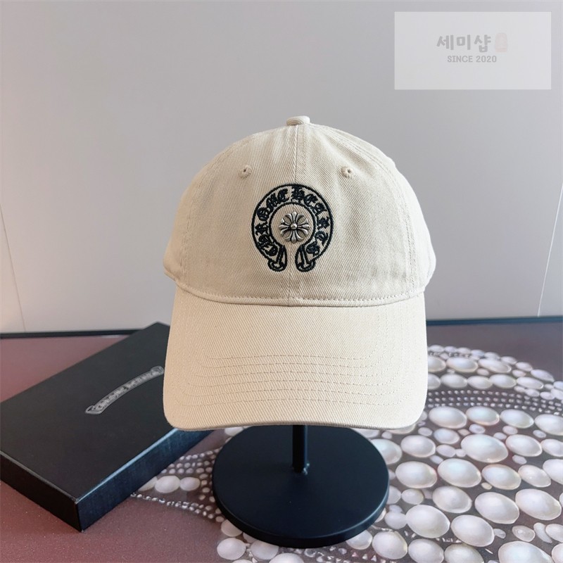 Chrome Hearts 크롬하츠 홀스슈 실버 크로스 볼캡 1# 악세사리 22번 이미지