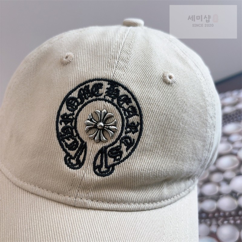 Chrome Hearts 크롬하츠 홀스슈 실버 크로스 볼캡 1# 악세사리 26번 이미지