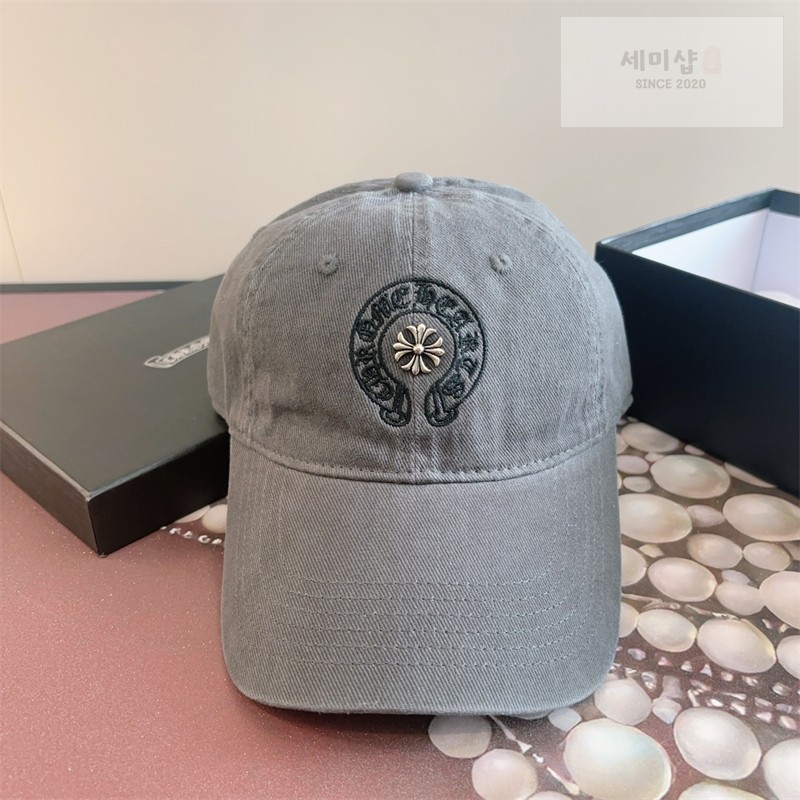 Chrome Hearts 크롬하츠 홀스슈 실버 크로스 볼캡 1# 악세사리 38번 이미지
