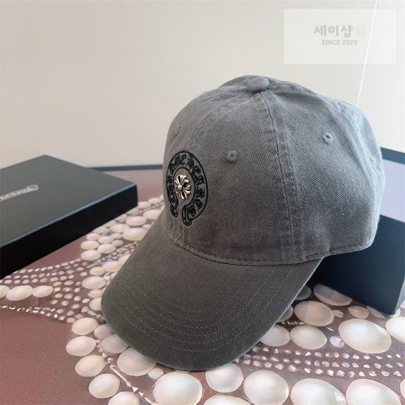 Chrome Hearts 크롬하츠 홀스슈 실버 크로스 볼캡 1# 악세사리 39번 이미지