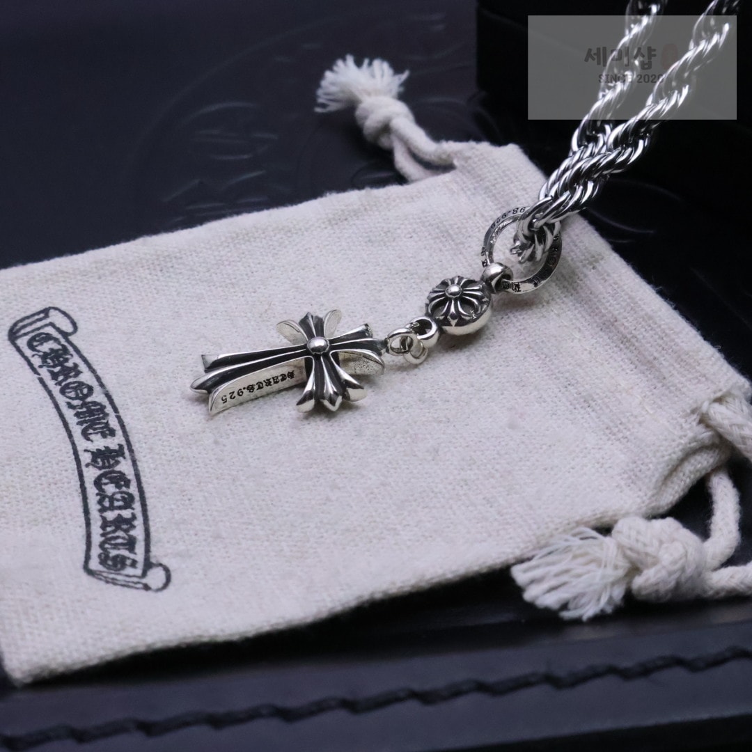 Chrome Hearts 크롬하츠 CH 크로스 베이비 팻 펜던트 실버 925 악세사리 5번 이미지