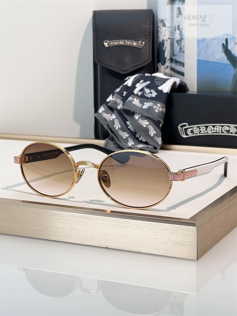 Chrome Hearts 크롬하츠 LOVE QXT 라운드 메탈 프레임 선글라스 1# 악세사리 3번 이미지