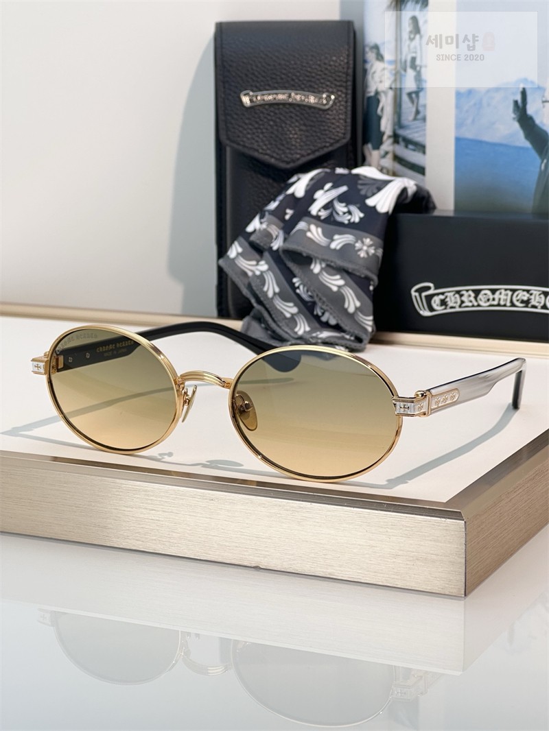 Chrome Hearts 크롬하츠 LOVE QXT 라운드 메탈 프레임 선글라스 1# 악세사리 4번 이미지