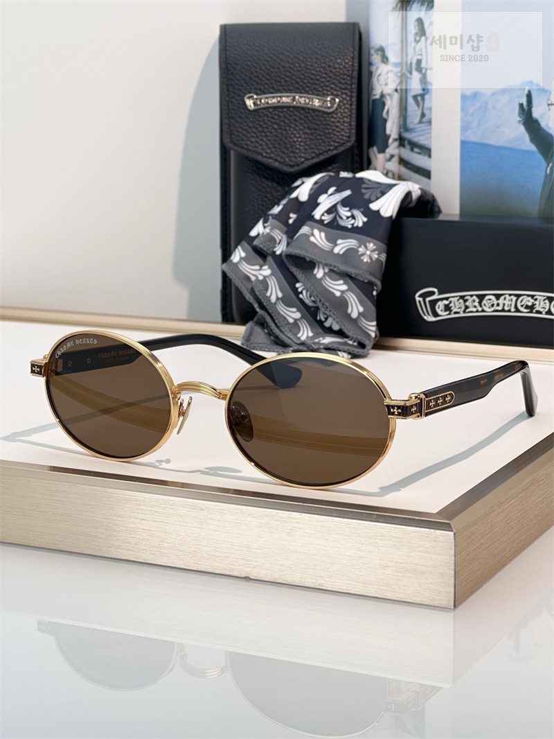 Chrome Hearts 크롬하츠 LOVE QXT 라운드 메탈 프레임 선글라스 1# 악세사리 6번 이미지