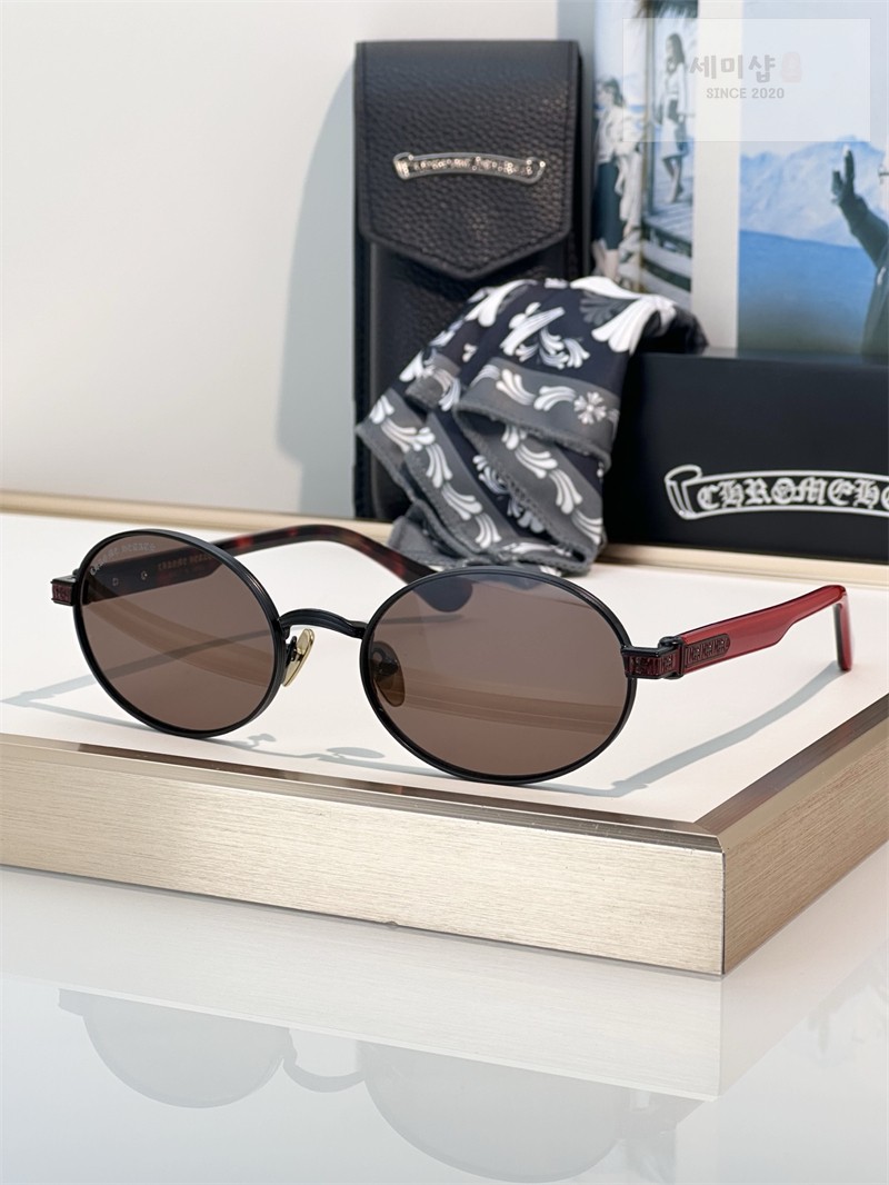 Chrome Hearts 크롬하츠 LOVE QXT 라운드 메탈 프레임 선글라스 1# 악세사리 8번 이미지