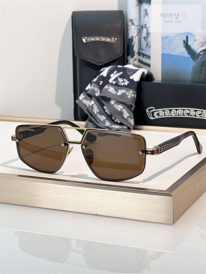 Chrome Hearts 크롬하츠 LOVE ROD 투브릿지 메탈 프레임 선글라스 1# 악세사리 3번 이미지