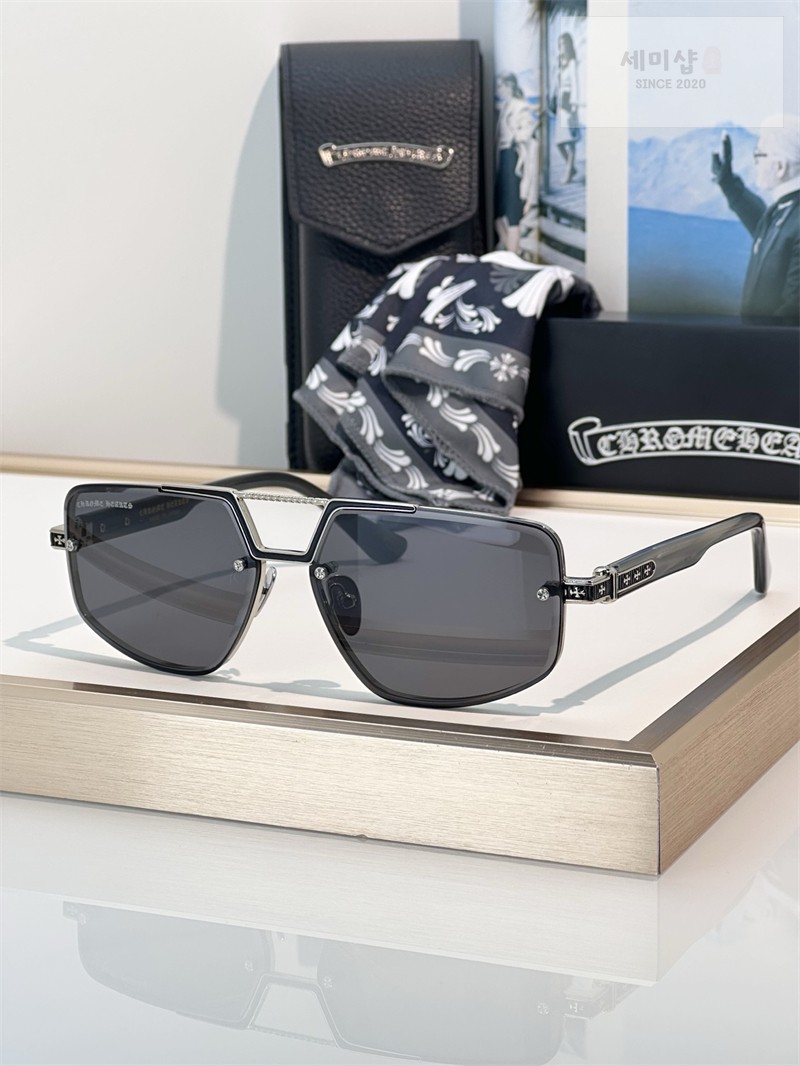 Chrome Hearts 크롬하츠 LOVE ROD 투브릿지 메탈 프레임 선글라스 1# 악세사리 4번 이미지