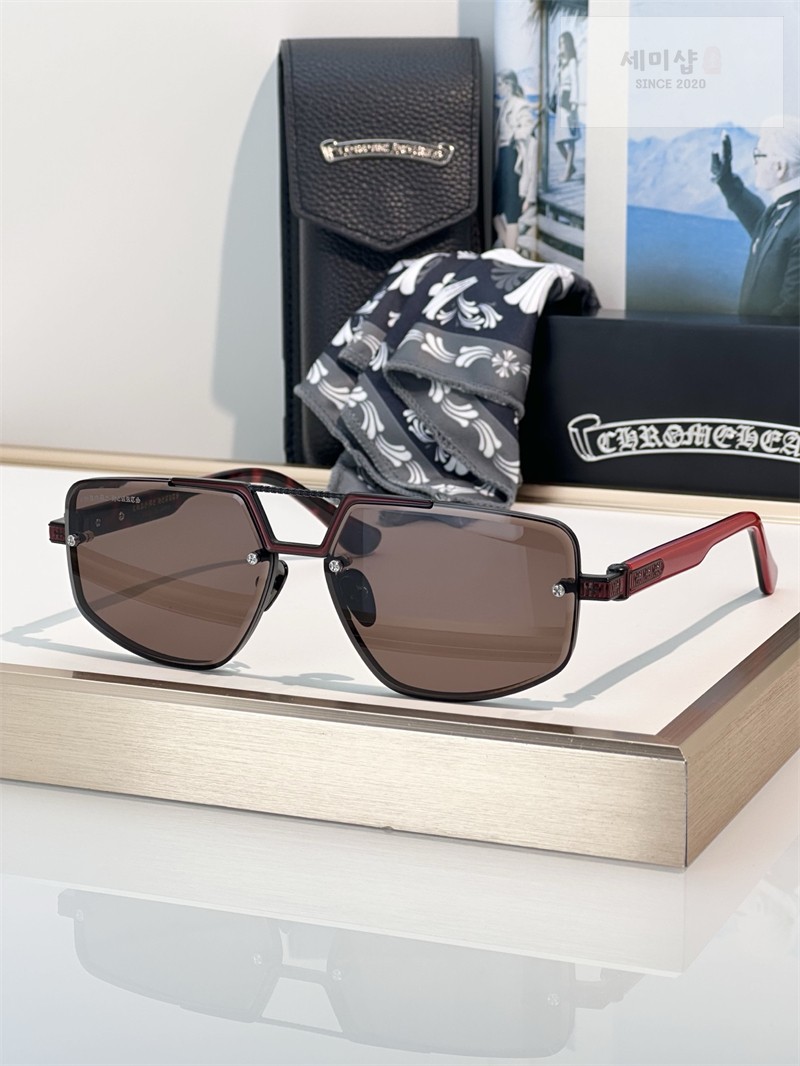 Chrome Hearts 크롬하츠 LOVE ROD 투브릿지 메탈 프레임 선글라스 1# 악세사리 5번 이미지
