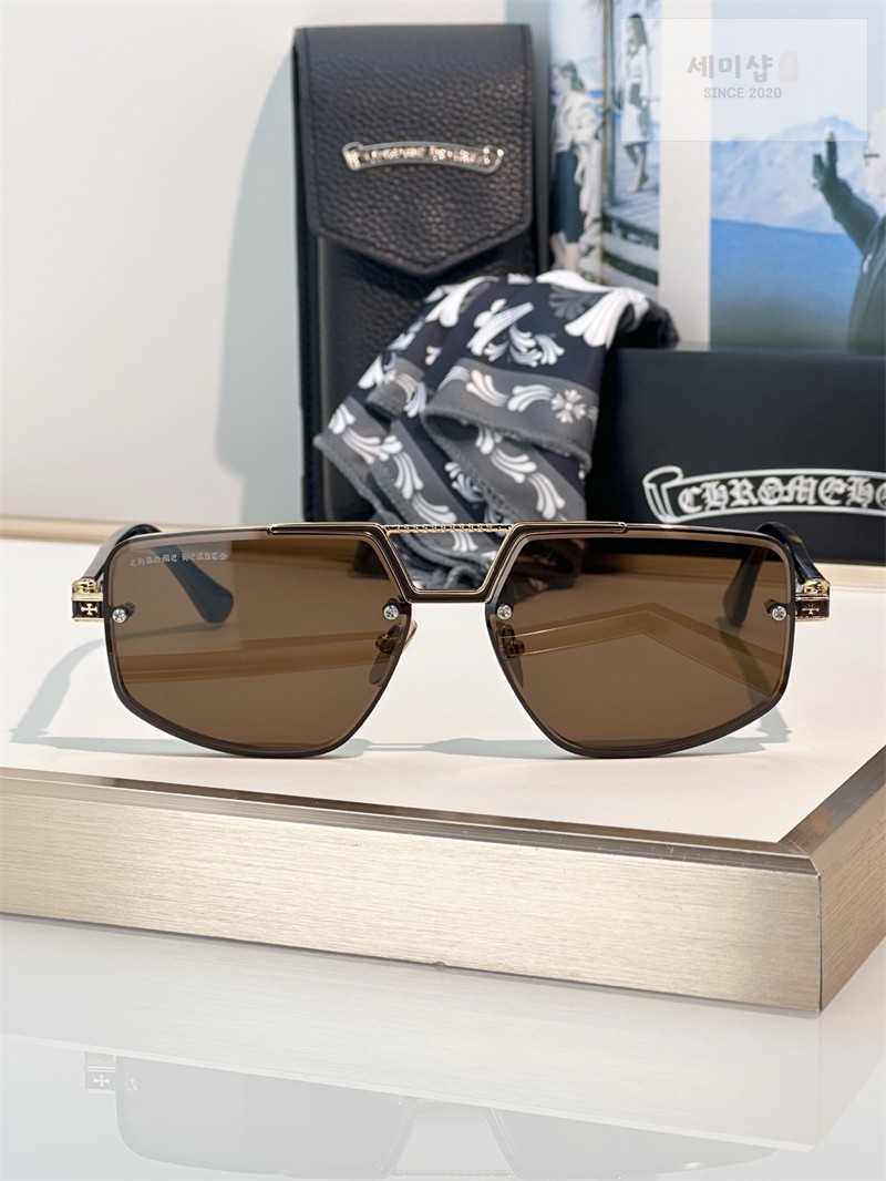 Chrome Hearts 크롬하츠 LOVE ROD 투브릿지 메탈 프레임 선글라스 1# 악세사리 9번 이미지