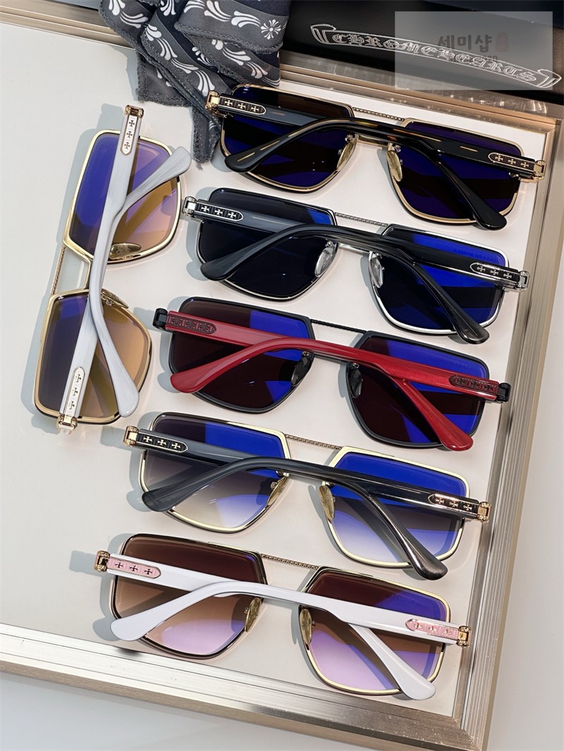Chrome Hearts 크롬하츠 LOVE ROD 투브릿지 메탈 프레임 선글라스 1# 악세사리 21번 이미지