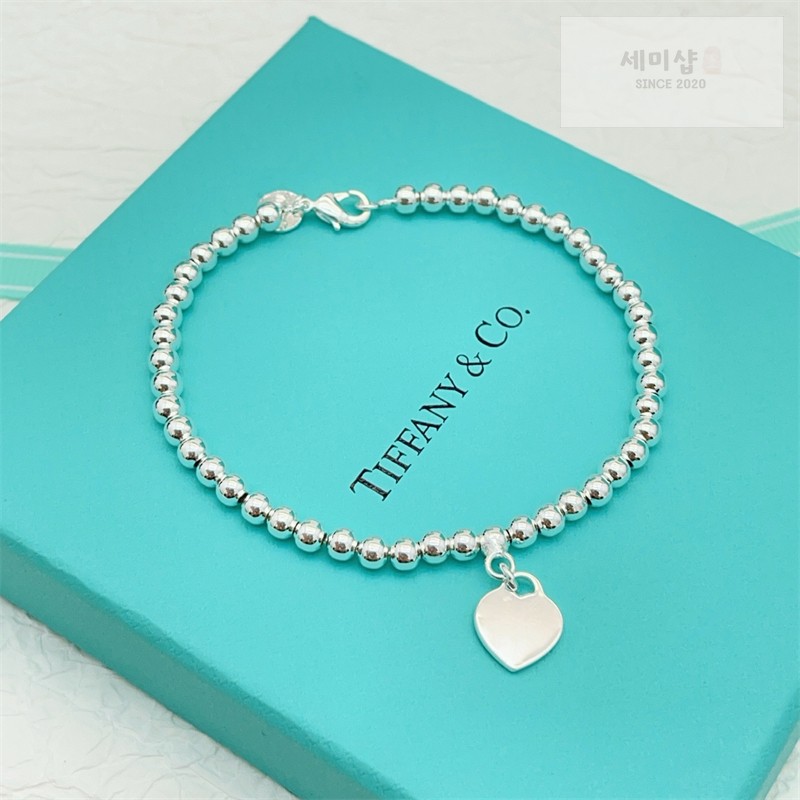Tiffany And Co 티파니앤코 리턴 투 티파니 하트 태그 비드 브레이슬릿 옐로우 골드 악세사리 3번 이미지