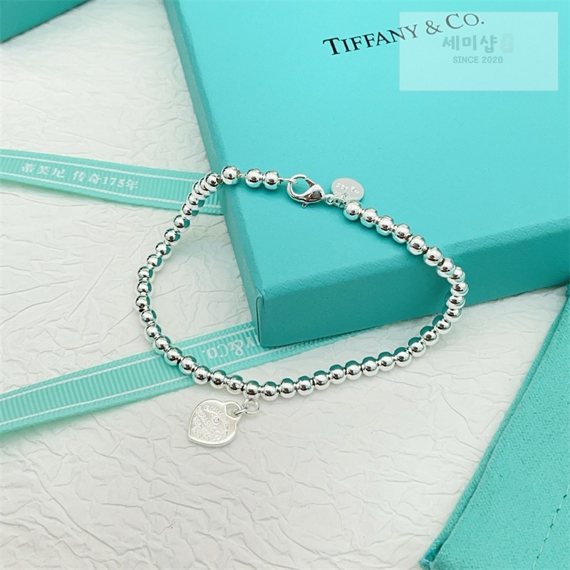 Tiffany And Co 티파니앤코 리턴 투 티파니 하트 태그 비드 브레이슬릿 옐로우 골드 악세사리 4번 이미지
