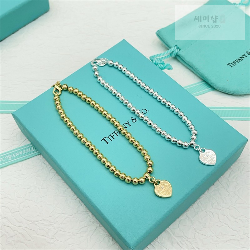 Tiffany And Co 티파니앤코 리턴 투 티파니 하트 태그 비드 브레이슬릿 옐로우 골드 악세사리 8번 이미지