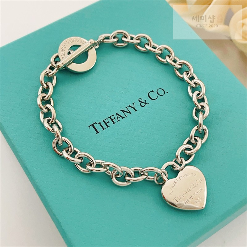 Tiffany And Co 티파니앤코 리턴 투 티파니 하트 태그 토글 브레이슬릿 화이트 골드 악세사리 2번 이미지