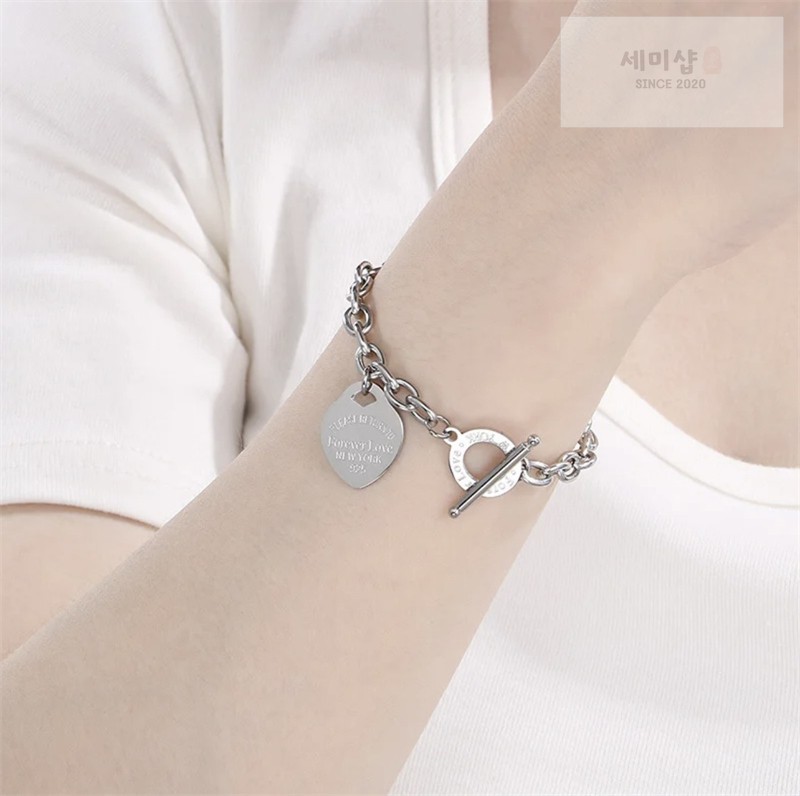 Tiffany And Co 티파니앤코 리턴 투 티파니 하트 태그 토글 브레이슬릿 화이트 골드 악세사리 11번 이미지
