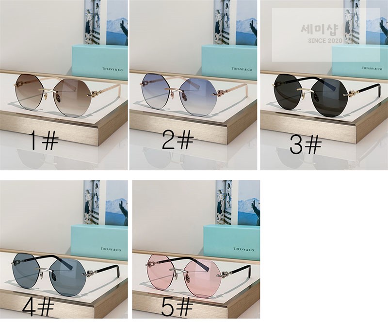 Tiffany And Co 티파니앤코 메탈 오벌 선글라스 TF3123-D 1# 악세사리 2번 이미지