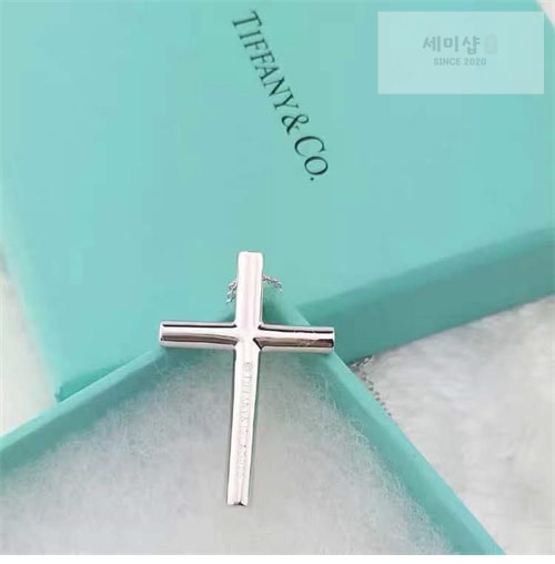Tiffany And Co 티파니앤코 빅 십자가 큐빅 롱 목걸이 악세사리 4번 이미지