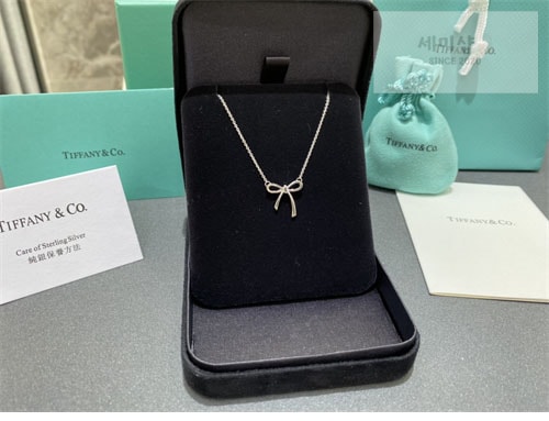Tiffany And Co 티파니앤코 스털링 실버 리본 보우 목걸이 악세사리 3번 이미지