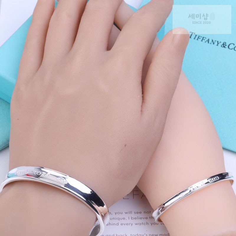 Tiffany And Co 티파니앤코 1837 남성용 실버 뱅글 팔찌 악세사리 8번 이미지