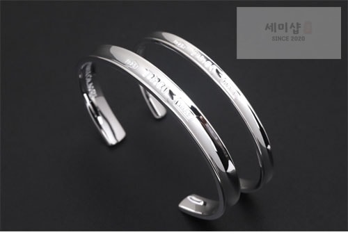 Tiffany And Co 티파니앤코 1837 남성용 실버 뱅글 팔찌 악세사리 2번 이미지