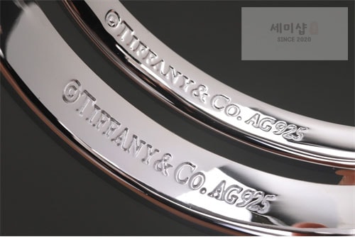 Tiffany And Co 티파니앤코 1837 남성용 실버 뱅글 팔찌 악세사리 4번 이미지