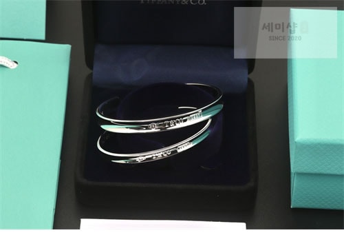 Tiffany And Co 티파니앤코 1837 남성용 실버 뱅글 팔찌 악세사리 9번 이미지