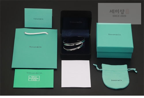 Tiffany And Co 티파니앤코 1837 남성용 실버 뱅글 팔찌 악세사리 5번 이미지