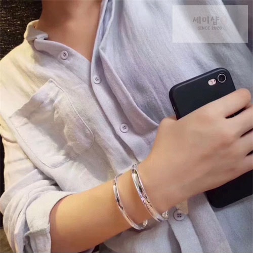 Tiffany And Co 티파니앤코 1837 남성용 실버 뱅글 팔찌 악세사리 7번 이미지