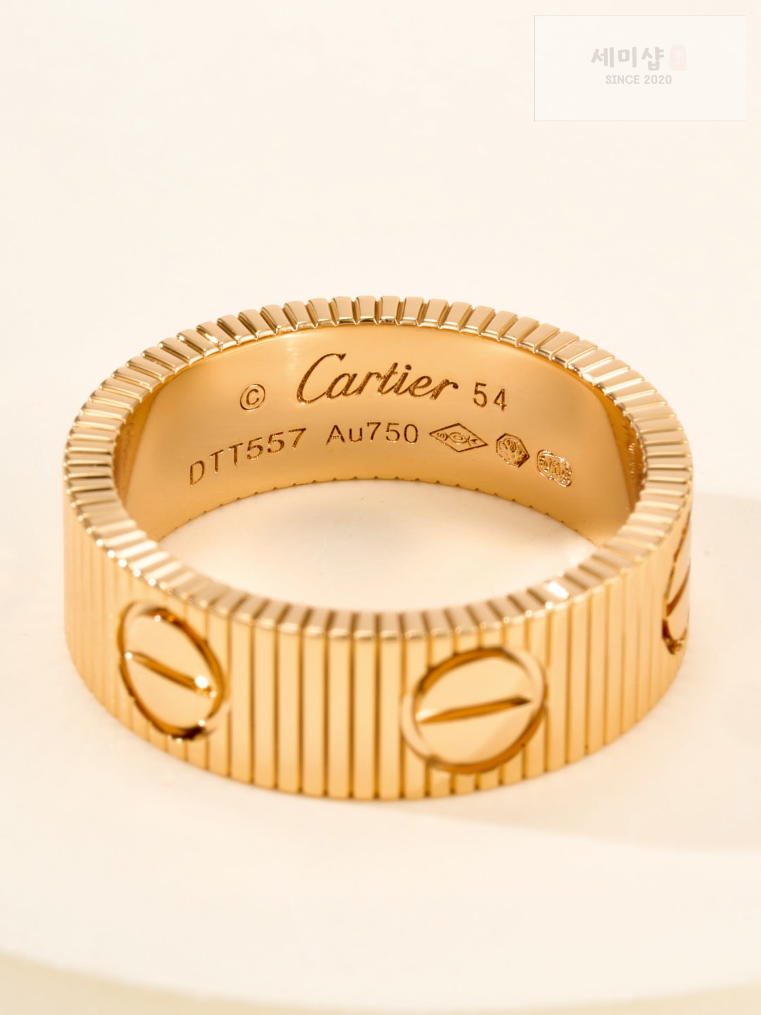 Cartier 까르띠에 러브 언리미티드 링 옐로우 골드 악세사리 5번 이미지