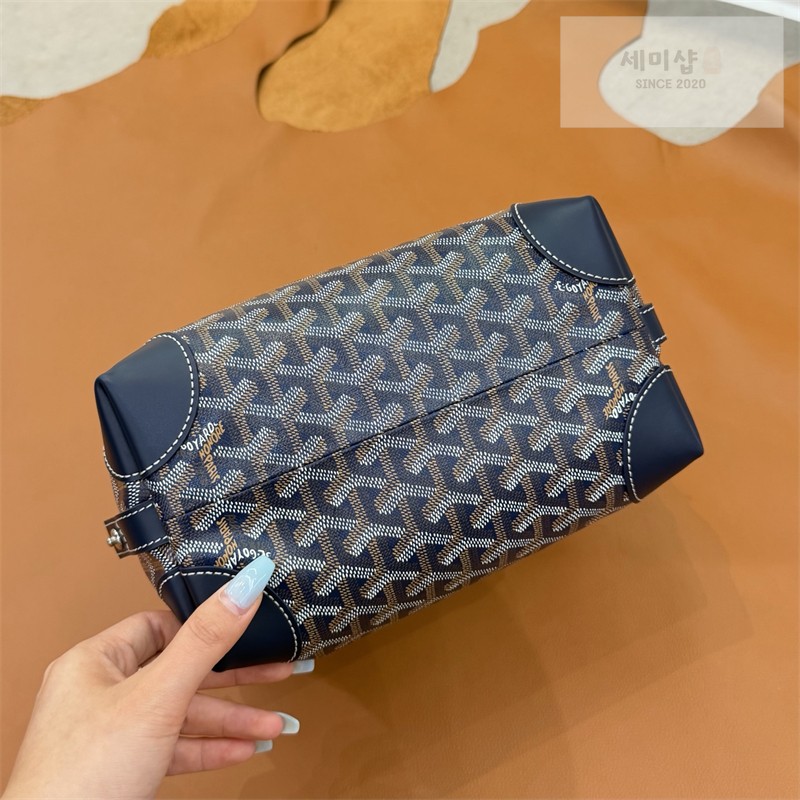 고야드 고야드 볼링 25 토일리트리백 네이비 네이비 Bag 4번 이미지