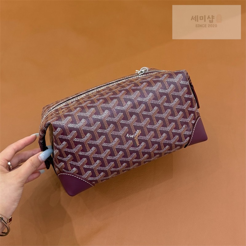고야드 고야드 볼링 25 토일리트리백 버건디 버건디 Bag 18번 이미지