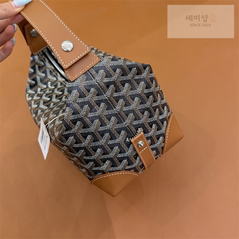 고야드 고야드 볼링 25 토일리트리백 탄 브라운 탄(브라운) Bag 4번 이미지