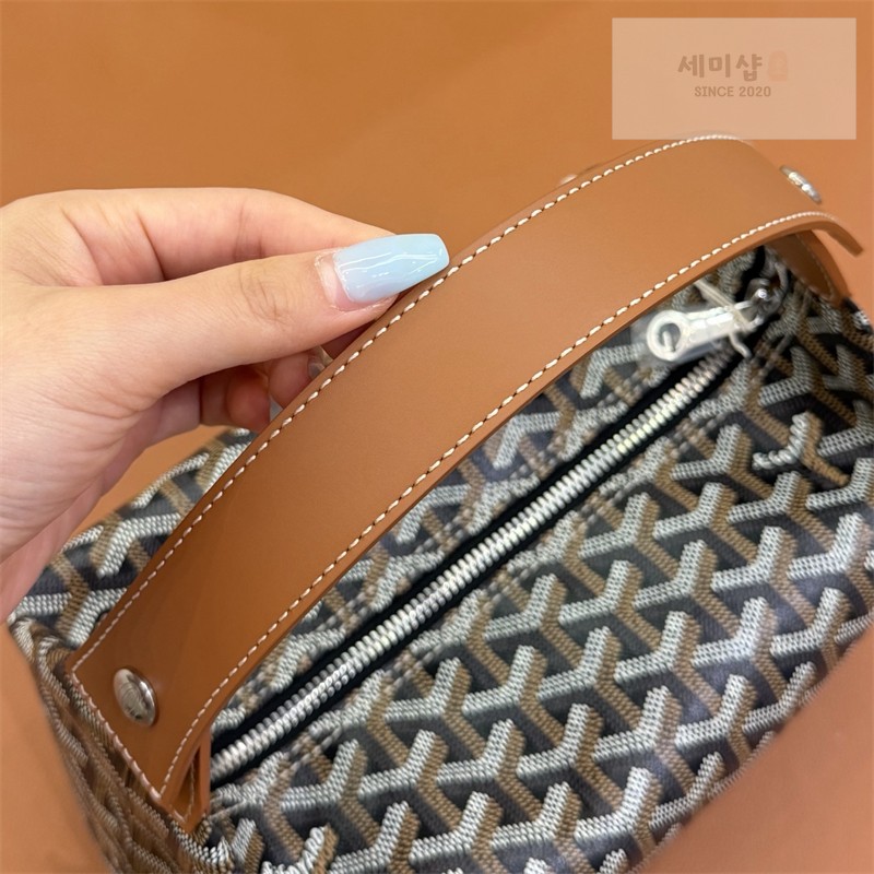 고야드 고야드 볼링 25 토일리트리백 탄 브라운 탄(브라운) Bag 12번 이미지
