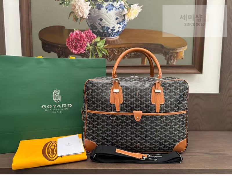 고야드 고야드 암바사드 서류가방 PM 1# 블랙 Bag 4번 이미지
