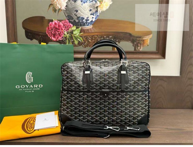 고야드 고야드 암바사드 서류가방 PM 1# 블랙 Bag 7번 이미지