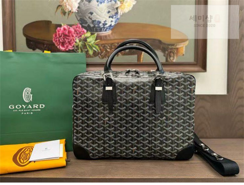 고야드 고야드 암바사드 서류가방 PM 1# 블랙 Bag 8번 이미지