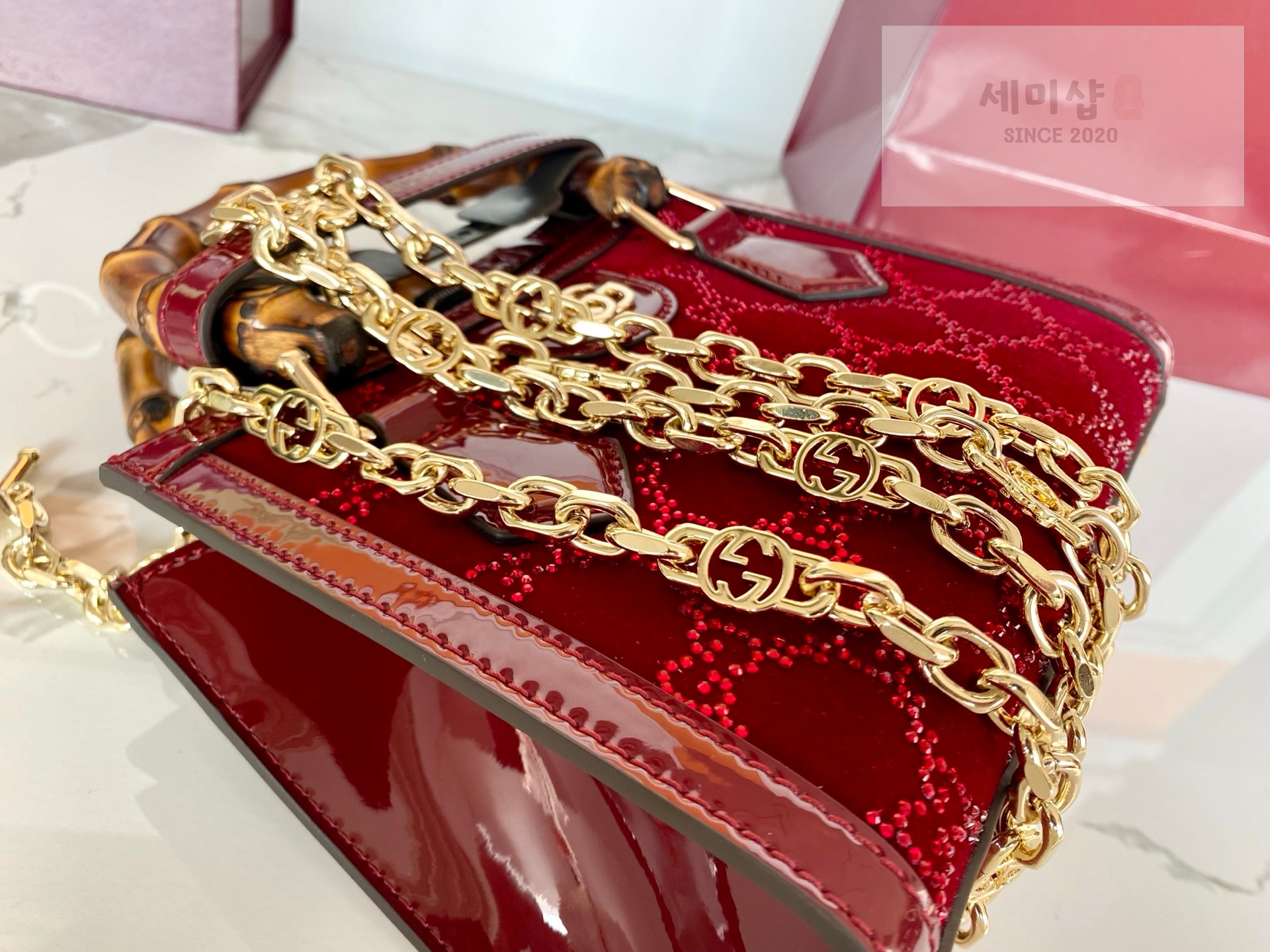 Gucci 구찌 다이애나 스몰 토트백 레플리카 6번 이미지 - Bag | 세미샵 레플리카 사이트
