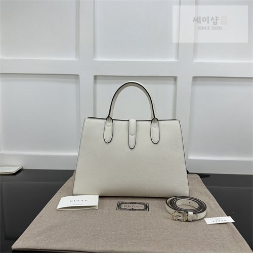 Gucci 구찌 레더 후크 클로저 미디엄 토트백 레플리카 20번 이미지 - Bag | 세미샵 레플리카 사이트