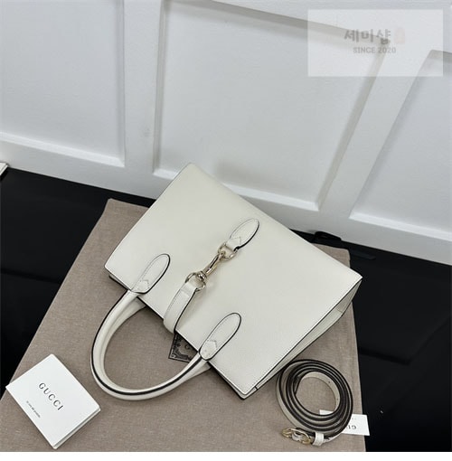 Gucci 구찌 레더 후크 클로저 미디엄 토트백 레플리카 24번 이미지 - Bag | 세미샵 레플리카 사이트