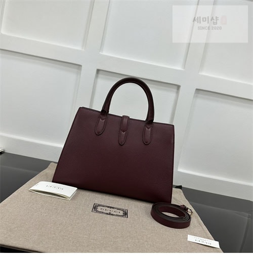 Gucci 구찌 레더 후크 클로저 미디엄 토트백 레플리카 34번 이미지 - Bag | 세미샵 레플리카 사이트