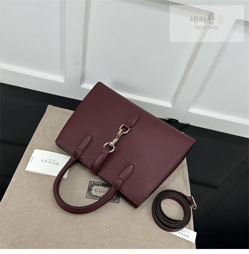 Gucci 구찌 레더 후크 클로저 미디엄 토트백 레플리카 28번 이미지 - Bag | 세미샵 레플리카 사이트