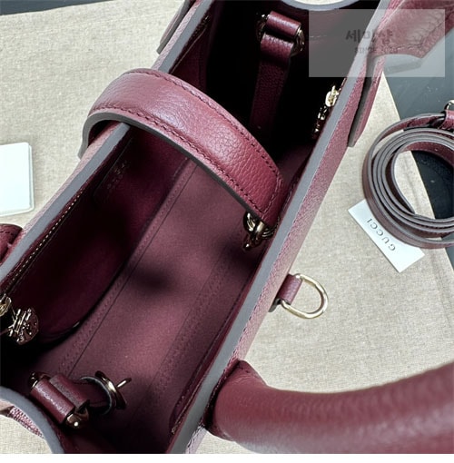 Gucci 구찌 레더 후크 클로저 미디엄 토트백 레플리카 30번 이미지 - Bag | 세미샵 레플리카 사이트
