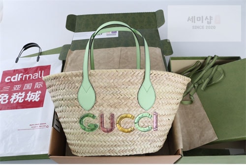 Gucci 구찌 로고 미니 스트로우 토트백 782381 2컬러 Bag 18번 이미지