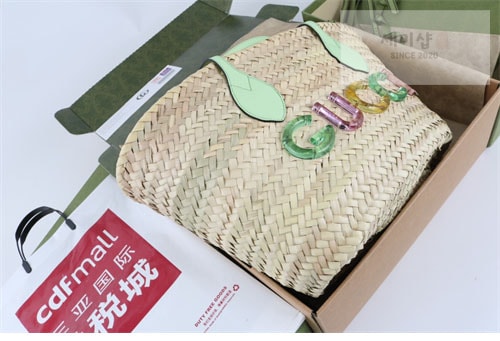 Gucci 구찌 로고 미니 스트로우 토트백 782381 2컬러 Bag 24번 이미지