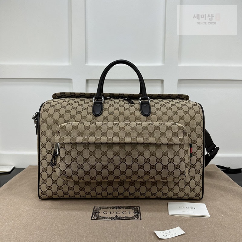 Gucci 구찌 미디엄 GG 더플백 802095 Bag 1번 이미지